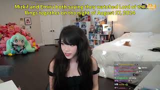 Mizkif and Emiru Still Dating - Watched Lord of the Rings Together and more