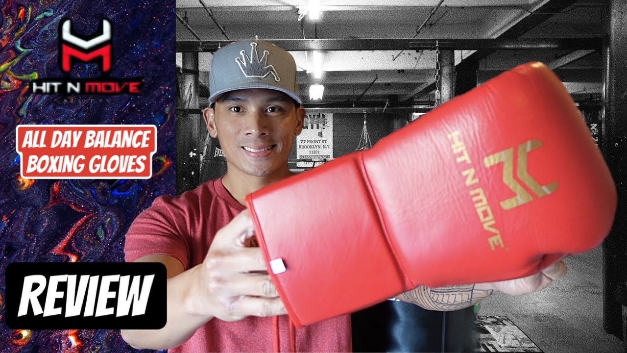 Hit N Move All Day Balance Boxing Gloves REVIEW GOOD SPARRING GLOVE