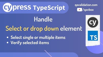 Cypress to handle single or multi selection of items from Select or drop down element