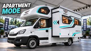 Inside a Chinese Motorhome That Expands Into a Small Apartment!