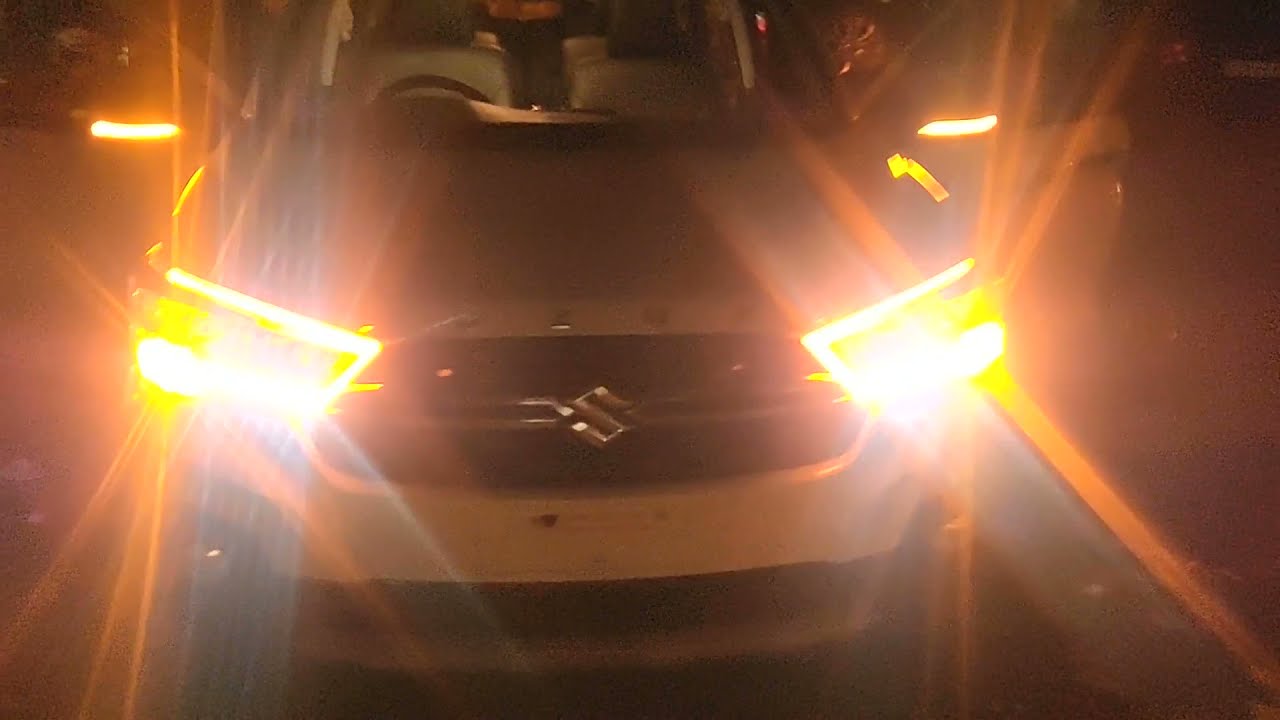 Maruti XL6 Headlight DRL, Ambient light & LED scuff plate Installation. shorts youtube car 