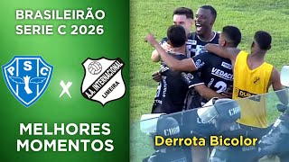 Paysandu x Inter de Limeira | Melhores Momentos e gols | 10ª Rodada da Serie C 2026