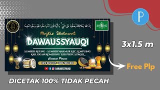 [Free Plp] Tips Desain Banner/Spanduk Agar di Cetak Tidak Pecah || Pixellab Tutorial