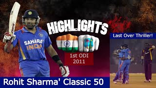 India vs West Indies 2011 1st ODI Highlights