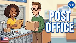 English Podcast #17: At the Post Office and Shipping a Package | Easy English Listening Practice