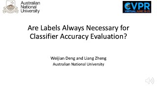 [CVPR 2021] Are Labels Always Necessary for Classifier Accuracy Evaluation