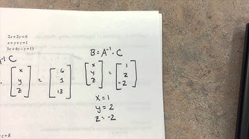 Level 11.2 - Solving Systems using Matrics