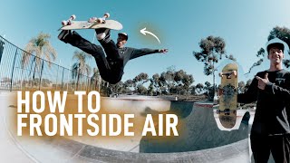 HOW TO FRONTSIDE AIR ON TRANSITION!!!
