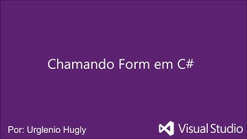 Visual Studio - Chamar form em C#