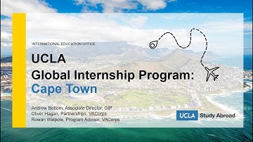 Global Internship Program: Info Session - Cape Town