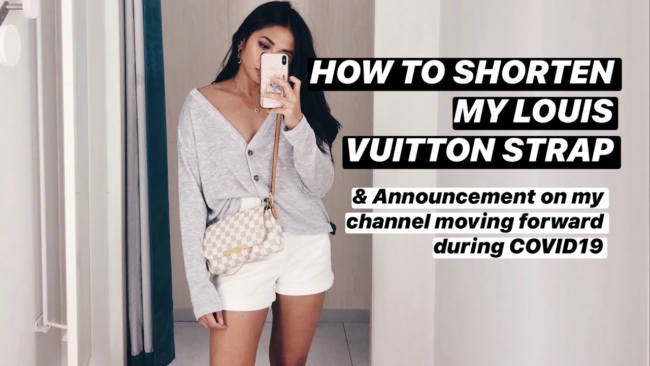 How to shorten Louis Vuitton Strap & *PSA* My YT Channel moving forward! 