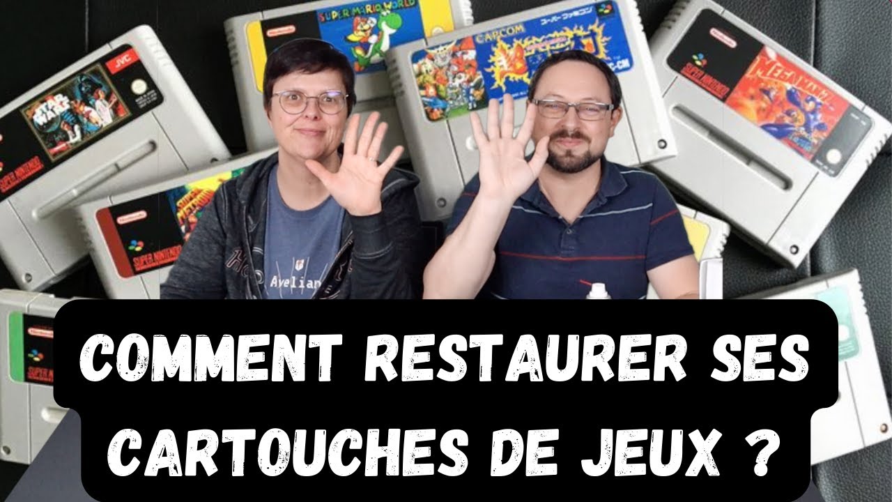 TUTO : Comment restaurer ses cartouches de jeux? - YouTube