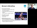 Emerging Sports for Women Webinar Series: Women's Wrestling