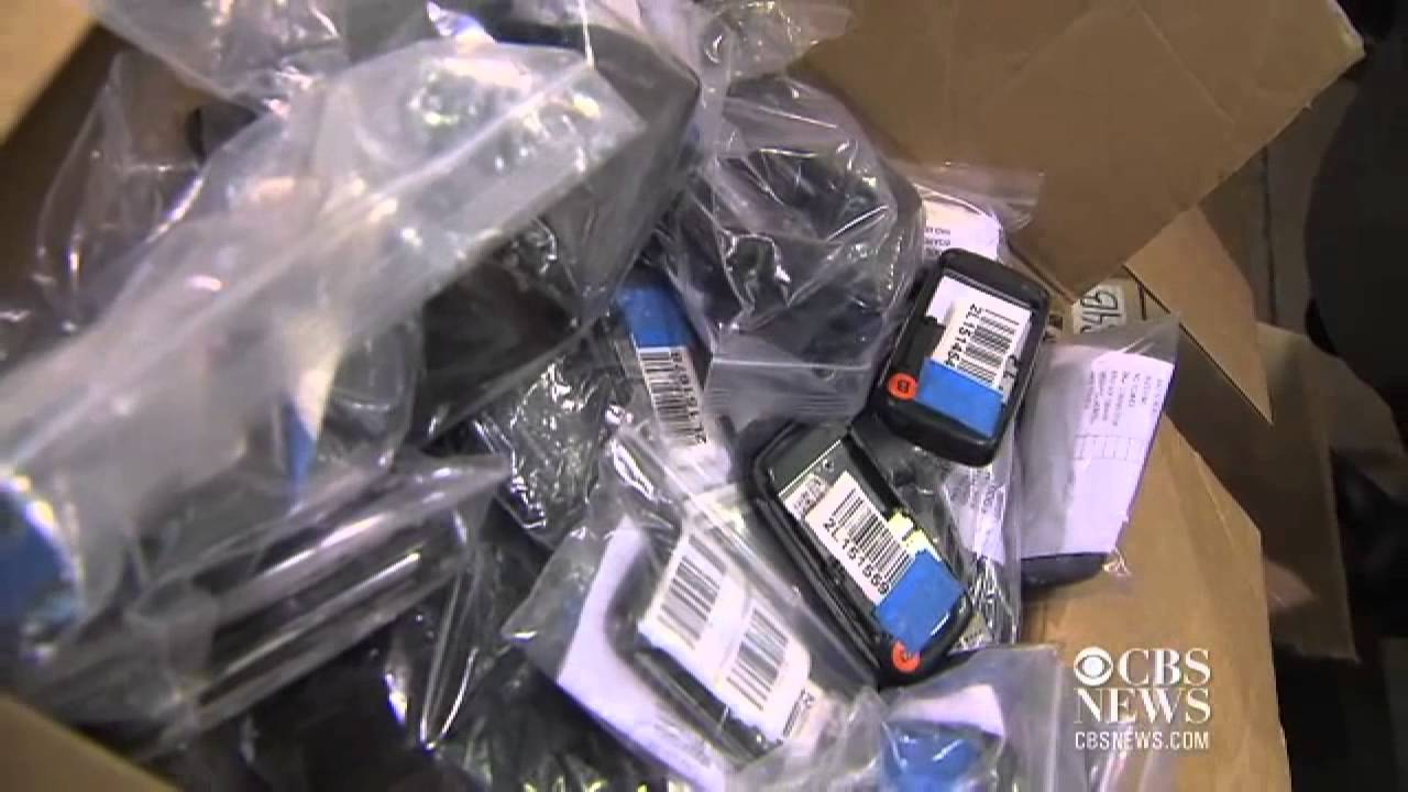 Striking gold with recycled cell phones