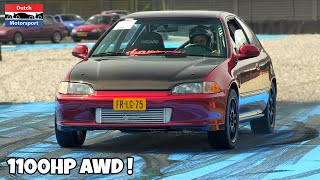 1100HP AWD Honda Civic B18 Turbo *Sleeper* by DutchMotorsport 9,953 views 3 months ago 2 minutes, 37 seconds