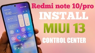REDMI NOTE 10 PRO/MAX NEW UPDATE MIUI 13.0.1.0 | INSTALL NEW CONTROL CENTER REDMI NOTE 10 PRO/MAX