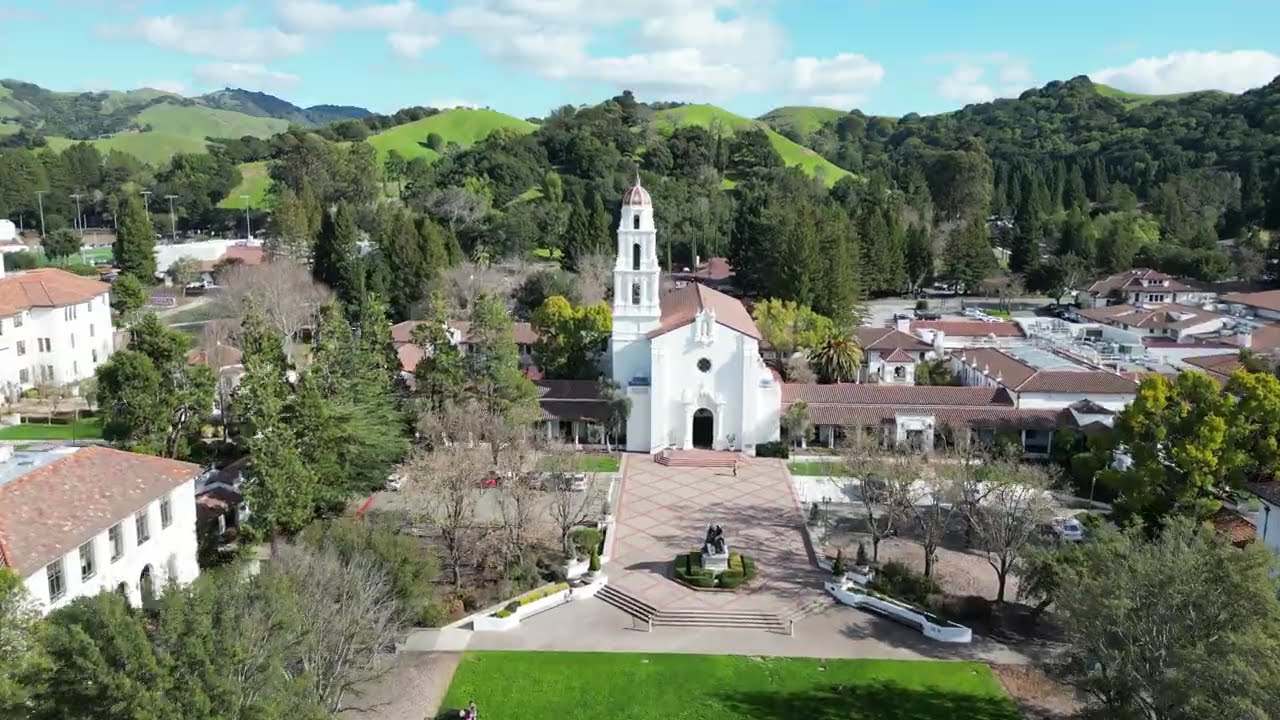 St. Mary's College on a beautiful day