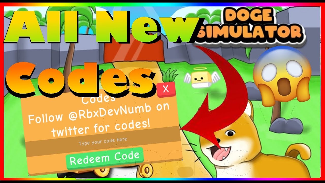  ALL New Doge Simulator Codes 2021 ROBLOX YouTube