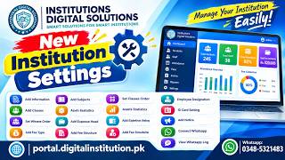New Institution Settings | School Management System |Institutions Digital Solutions #school #college