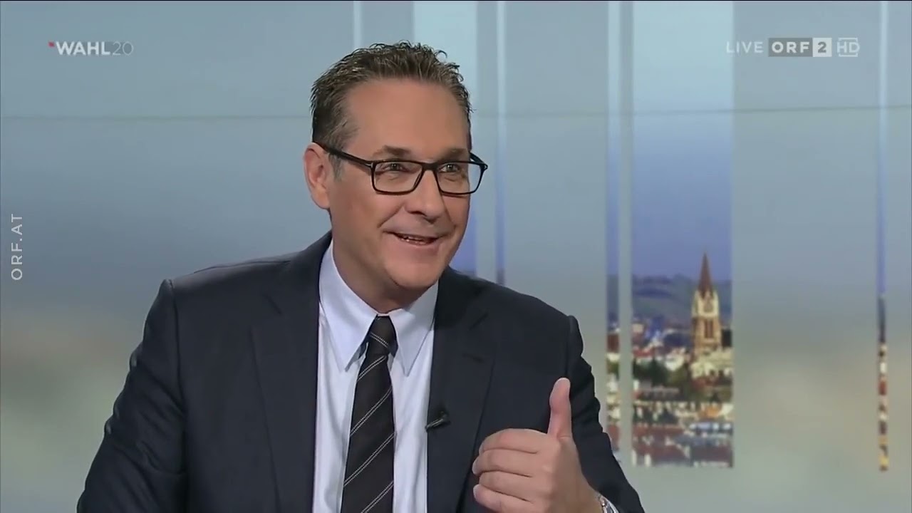 🇦🇹 🦠 Pressestunde mit Heinz Christian Strache, Spitzenkandidat Team HC Strache  (ORF I 20.09.2020)