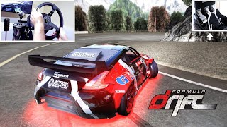 Drifting Formula Drift Nissan 370z! (4K) | Assetto Corsa w/Steering Wheel Setup