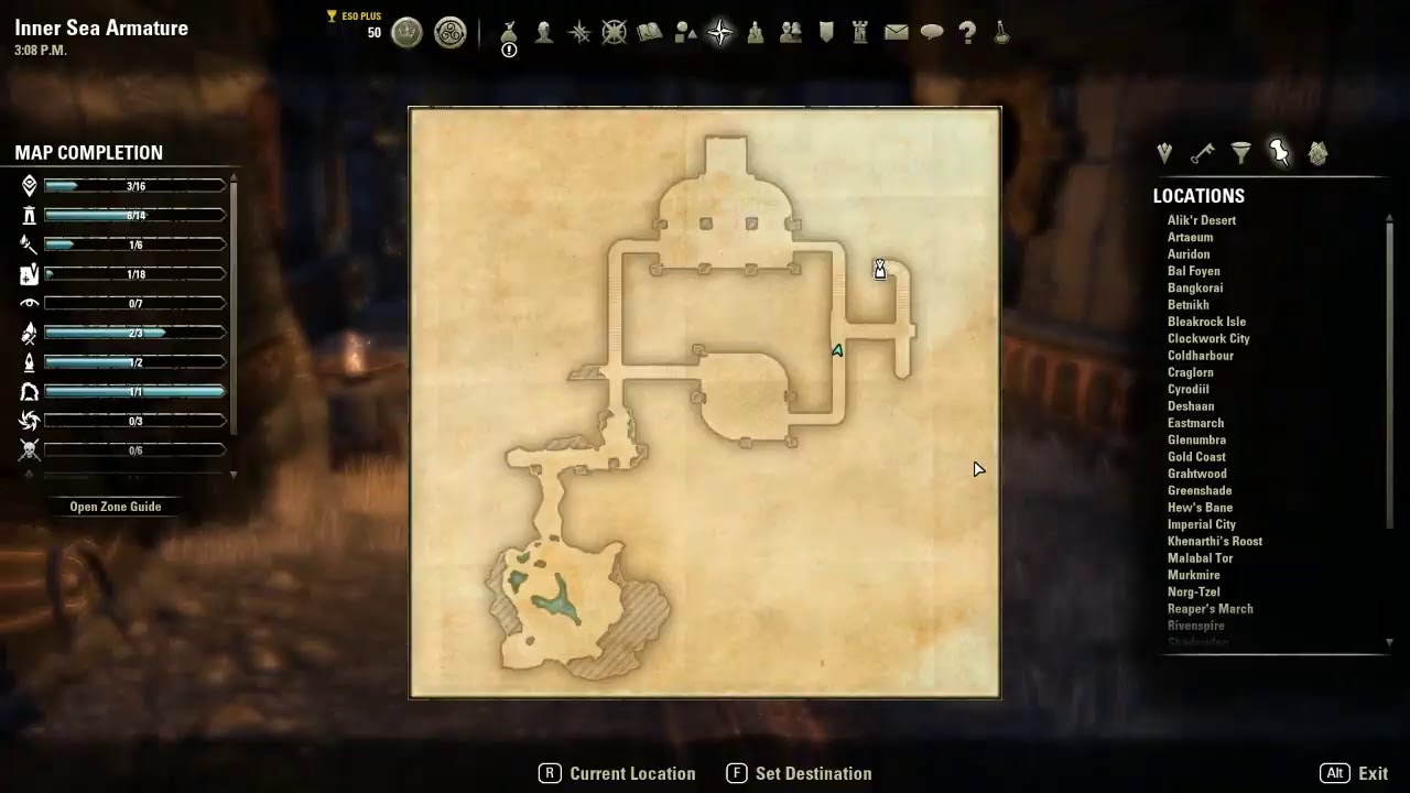 Тесо карта сокровищ стылой скалы 2