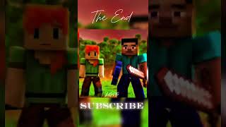 Minecraft Steve and Alex vs piglins King fight #minecraft #trendingshorts#vrialshort @EpicPlaYT_2025