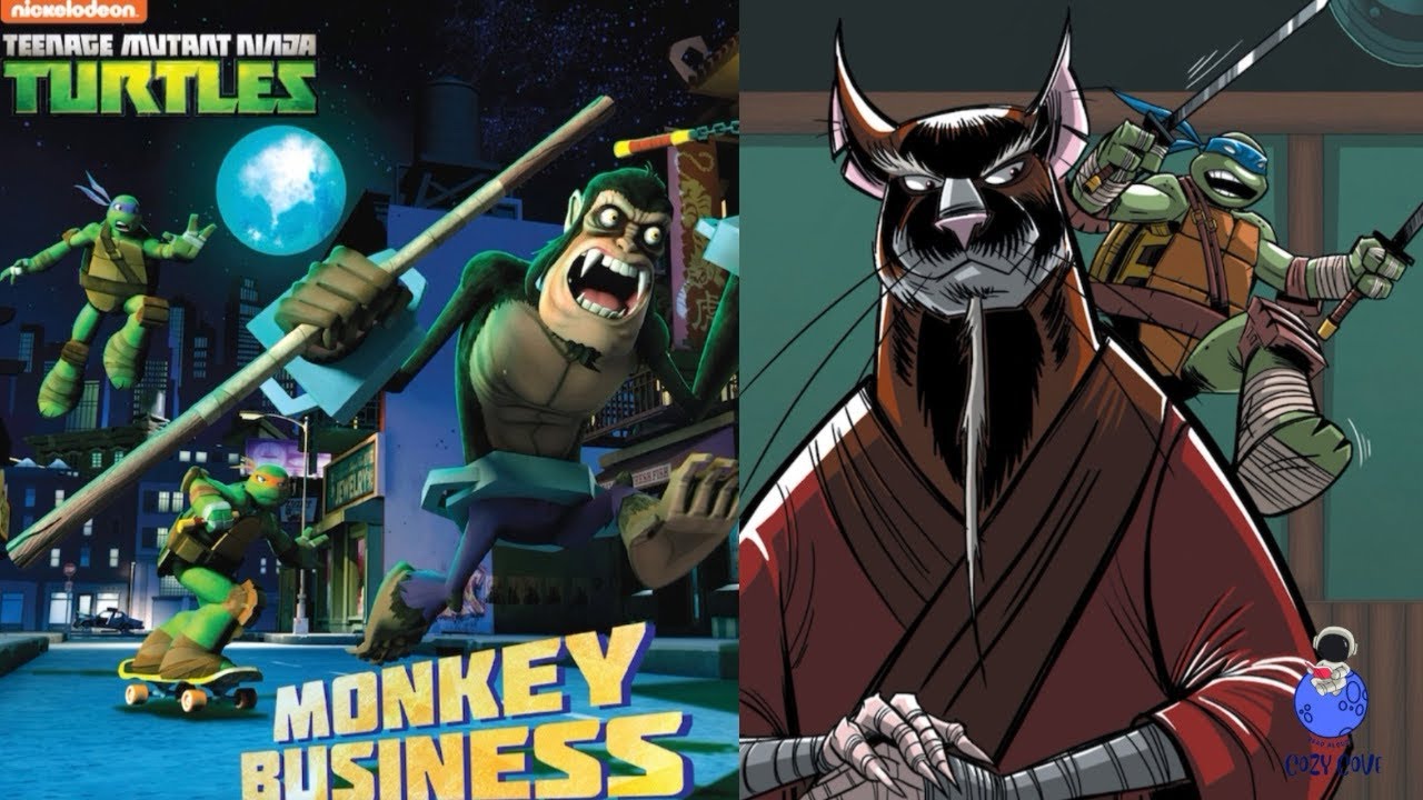 Turtle Monky ππ Teenage Mutant Ninja Turtle: Monkey Business - Kids Read Aloud π ...