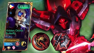 Ruby Vs Argus EXP Lane ~ Ruby Best Build Counter - Ruby Gameplay (MLBB)