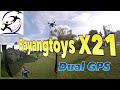 Bayangtoys X21 drone with Dual GPS, Cool features for the price, but low performance