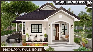 2 BEDROOM | 69 SQM.(6m x 11.5m) | 742 SQFT. | Simple House Design | Small But Beautiful House Design
