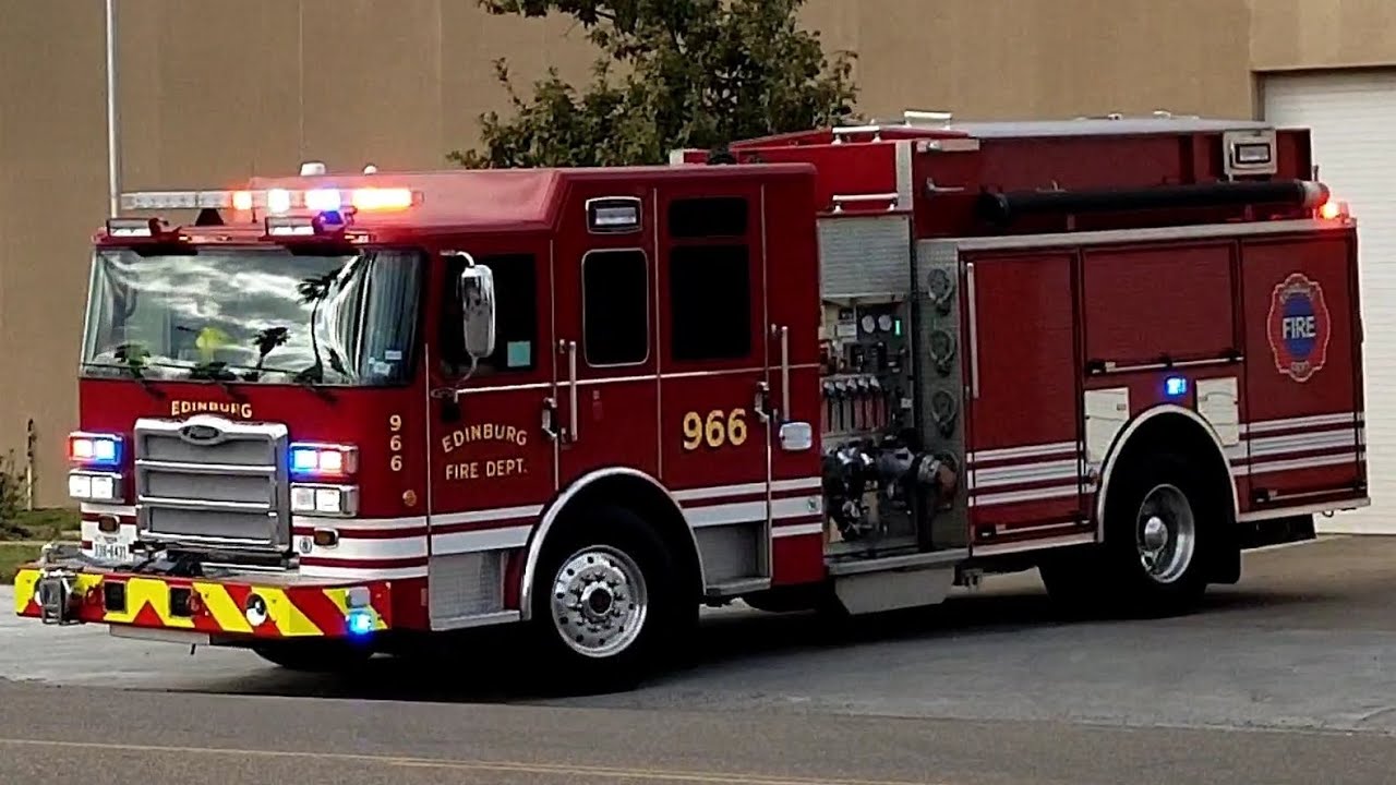 Edinburg fire department responding to a MVA YouTube