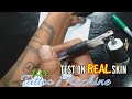 DIY TATTOO MACHINE AT HOME AND TEST ON REAL SKIN