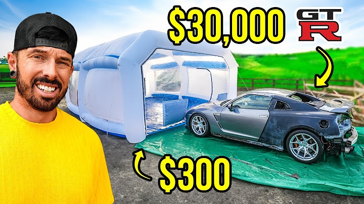 CABINA DE PINTURA DE $300 VS NISSAN GTR DE $30,000