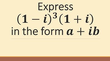 (1-i)^3 (1+i) | Maths 2A Complex Numbers Question 2 #complexnumbers #maths2a