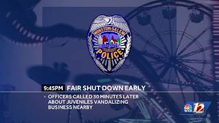Carolina Classic Fair shut down early Sunday due to multiple fights involving juveniles, police say