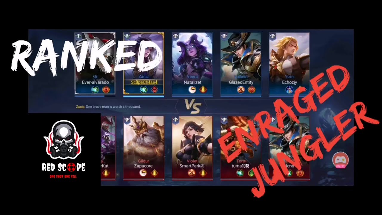 Enraged Jungler - Ranked PvP - Arena of Valor - Mobile Games - YouTube