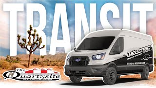 LIVE FROM QUARTZSITE, ARIZONA 2024 MASSIVE FORD TRANSIT UPDATES **TRANSIT TRAIL KILLER!?!?**