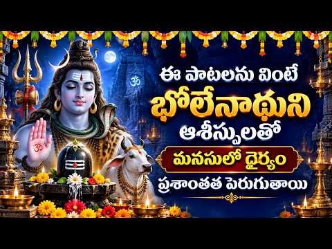 ఈ పాటలను వింటే భోలేనాథుని ఆశీస్సులతో మనసులో ధైర్యం ప్రశాంతత పెరుగుతాయి | Lord Shiva Bhakti Songs