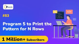 Program no 5 to print the pattern for N rows