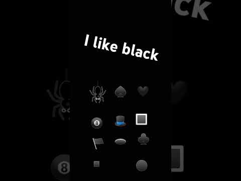 I like black