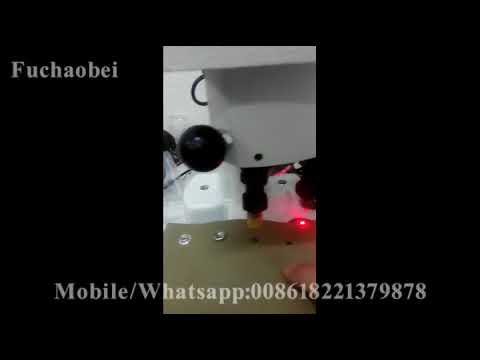 Three heads electromagnetic snap attaching machine