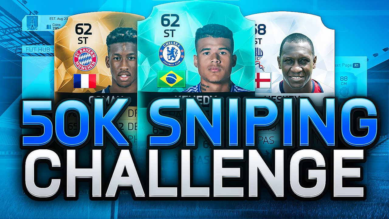 FIFA 16 | 50K SNIPING CHALLENGE vs HomelesPenguin | SNIPING EXTINCT AND RARE PLAYERS