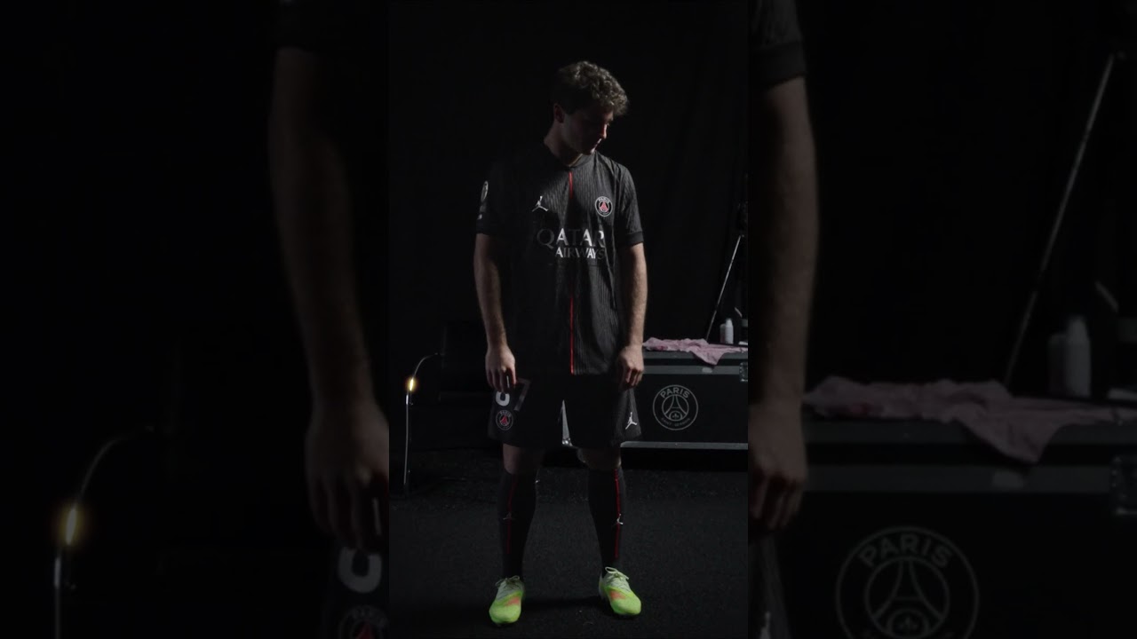 Our new PSGx Jordan fourth kit! ⬛️✨