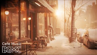 Snow Day Jazz Music - Slow Jazz Music in Winter Coffee Shop Ambience for Work, Study &amp; Relax