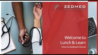 Lunch-n-Learn: Introduction to Zedmed Clinical screenshot 5