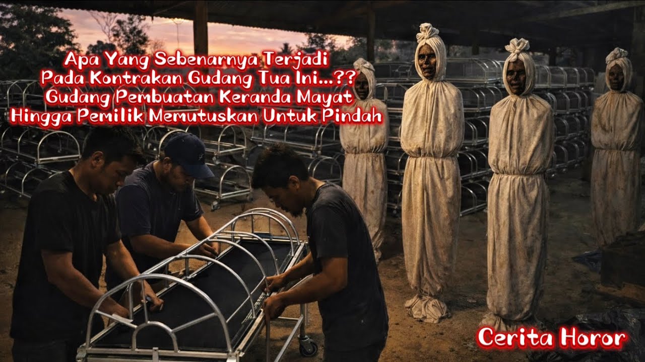 Teror Sosok Pocong Di Gudang Produksi Keranda Mayat, Apa Yang Mereka Ingin Kan..?
