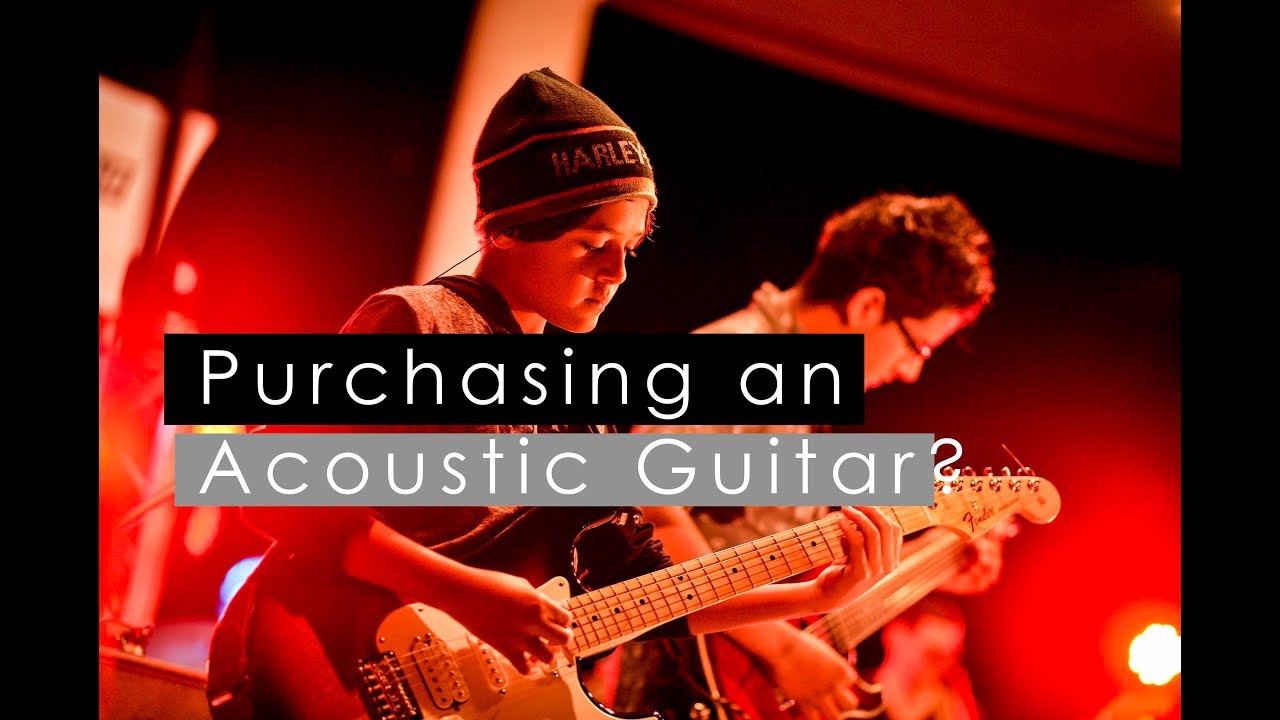 Tips when Purchasing an Acoustic Guitar for a student - The Hit Music Studio