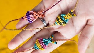 MACRAME FISH BRACELET TUTORIAL