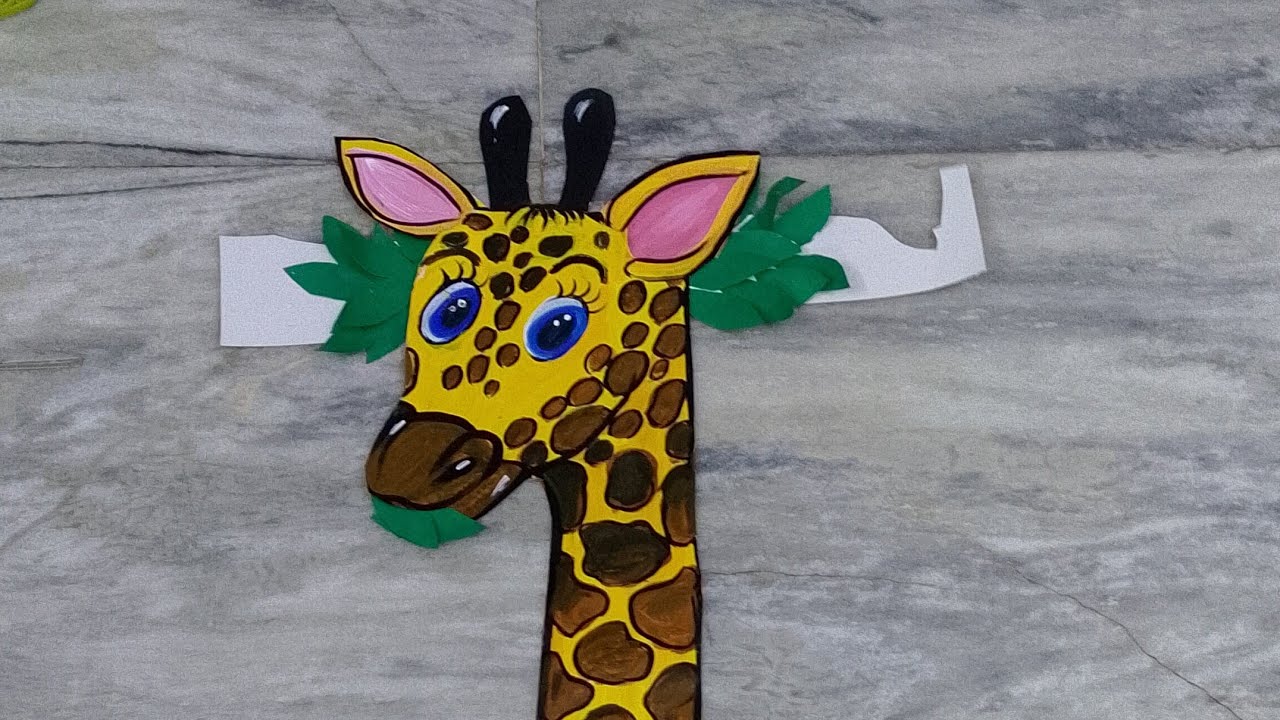 How to draw and make Giraffe Fancy Dress Craft Costume